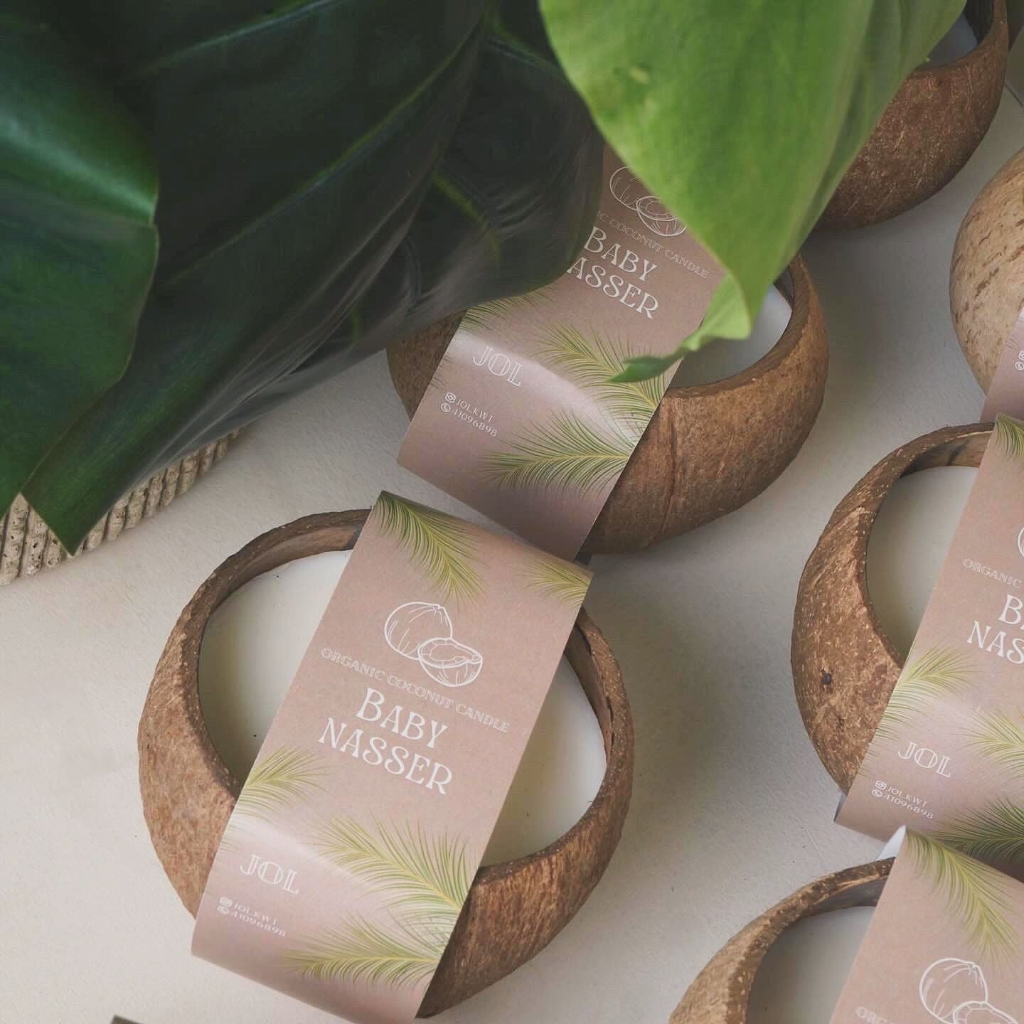 Giveaway Coconut Candles توزيعات الشموع